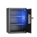 SF0605 19.69 Inch Fingerprint Locks Safe 1.8Cub Large Capacity Store Deposit Box Smart Home Office Safe