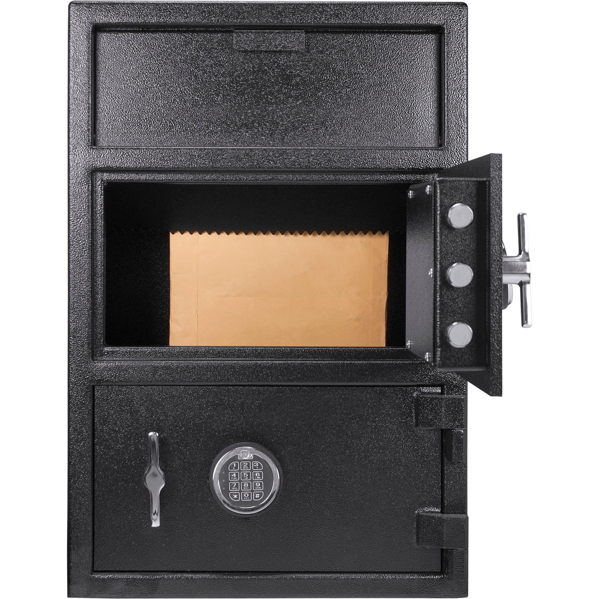 Digital Keypad Depository Safe – 1.62 Cu Ft, 3 Deadbolts