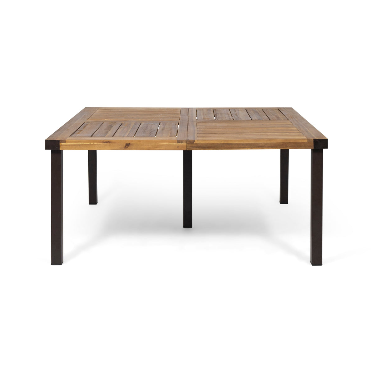 9-Piece Acacia Wood Outdoor Dining Set with 64 Inch Table