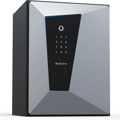 Y-Series Fingerprint Fireproof Smart Safe Box, Security Box with Key, 2.1 Cubic, Safety Box for Home Office (2.1 Cubic Feet Fireproof-45Ff)