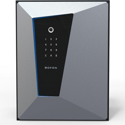 Y-Series Fingerprint Fireproof Smart Safe Box, Security Box with Key, 2.1 Cubic, Safety Box for Home Office (2.1 Cubic Feet Fireproof-45Ff)