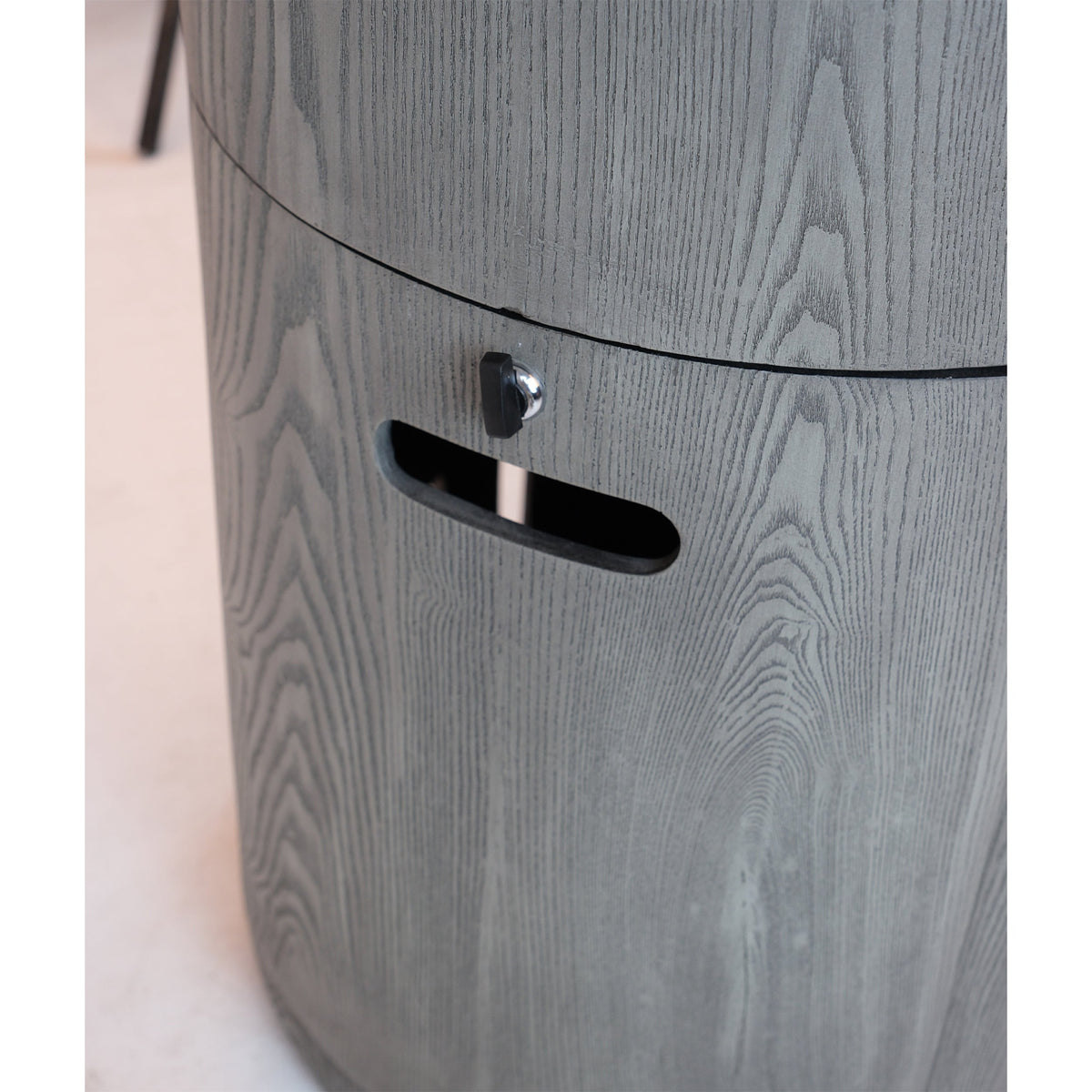 32000 BTU Round Outdoor Gas Fire Pit with Rainproof Cover