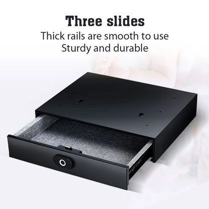Safe Home Drawer Safe Hidden Safe with Fingerprint Identification Unlock Safe Smart Touch Safe