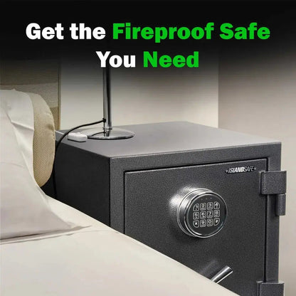 FireShield Medium Fireproof Safe – Keypad, 2.16 Cu Ft