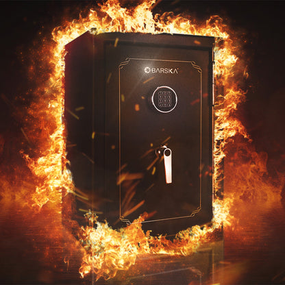 Fireproof Safe Vault – 4.39 Cu Ft, Pry-Resistant Door