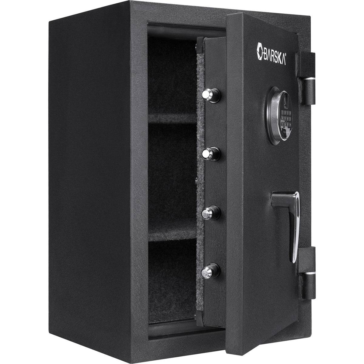 Barska AX13744 Biometric Keypad Fire Resistant Safe – 2.02 Cu Ft