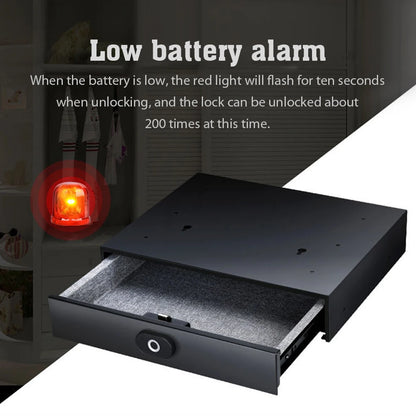 Safe Home Drawer Safe Hidden Safe with Fingerprint Identification Unlock Safe Smart Touch Safe