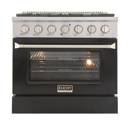 Kucht 36” Pro-Style Kitchen Dual Fuel Range - KDF362